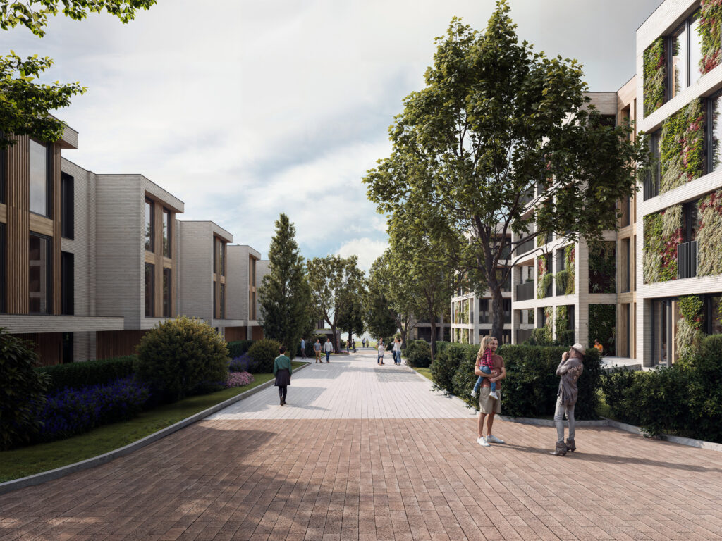 Emsauen Quartier in Rheine - Architekturkonzept und Visualisierung von Formgrafik